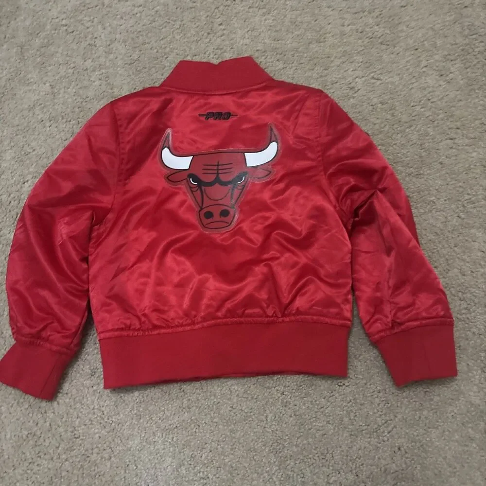 Pro Standard Toddler Boys' Chicago Bulls NBA Basketball Jacket - Red Size 2T